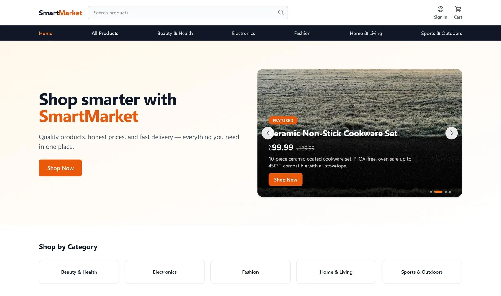 SmartMarket preview